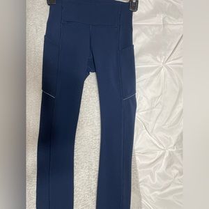 navy lululemon leggings size 0
